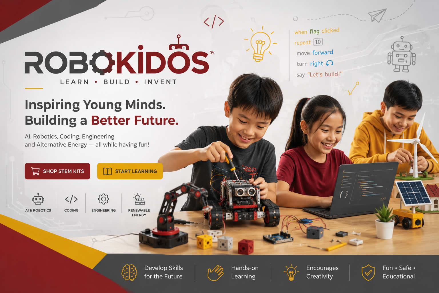 Welcome to Robokidos – Where Curious Kids Become Future Innovators!